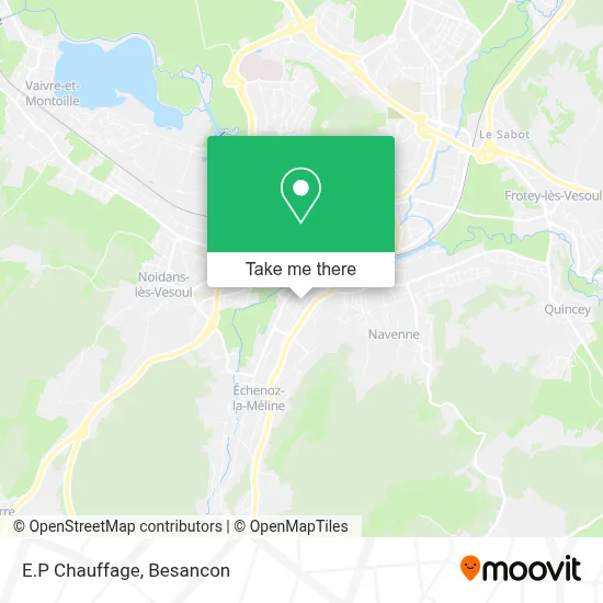 E.P Chauffage map