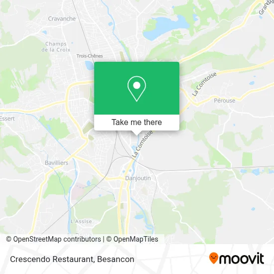 Crescendo Restaurant map