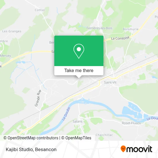 Kajibi Studio map