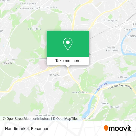 Handimarket map