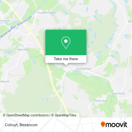 Colruyt map