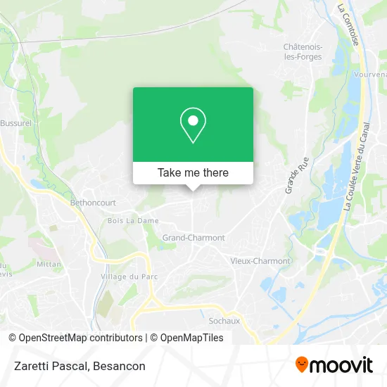 Mapa Zaretti Pascal