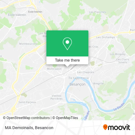 MA Demoinails map