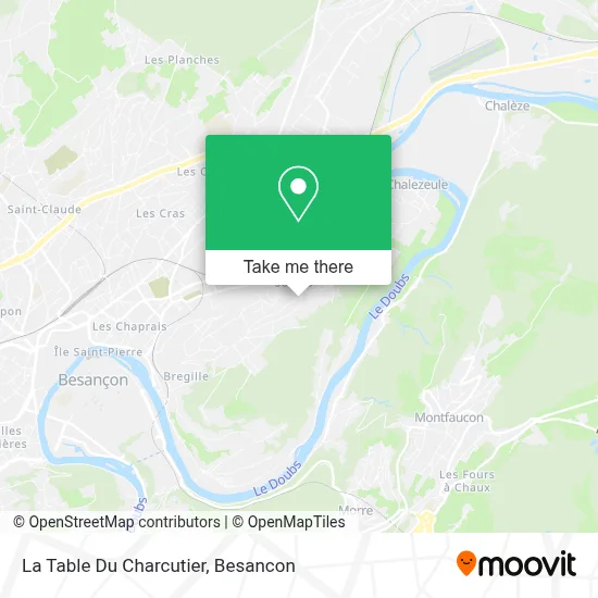 La Table Du Charcutier map