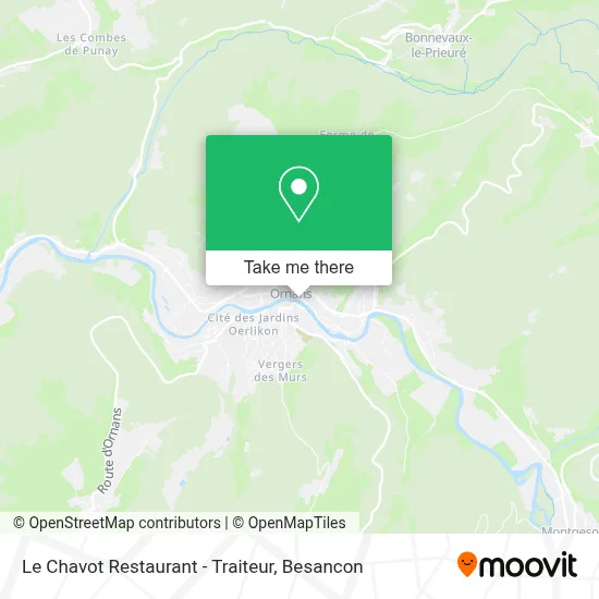 Le Chavot Restaurant - Traiteur map