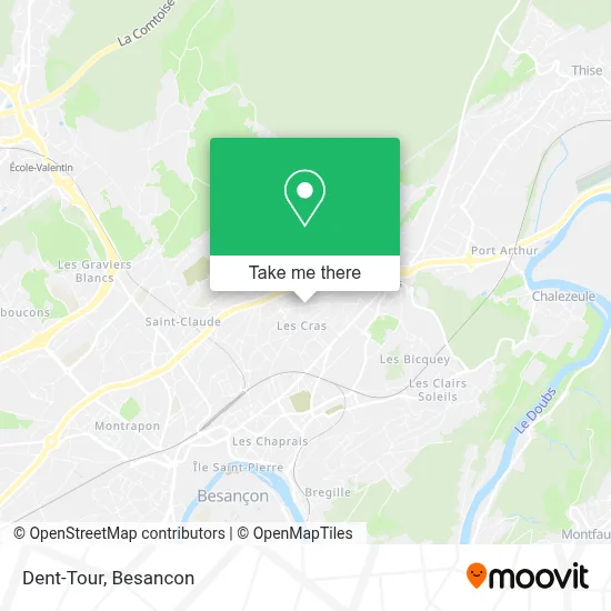 Dent-Tour map