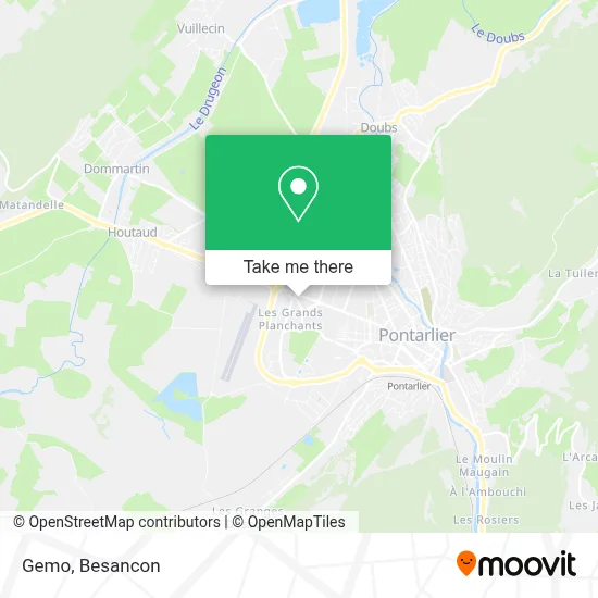 Gemo map