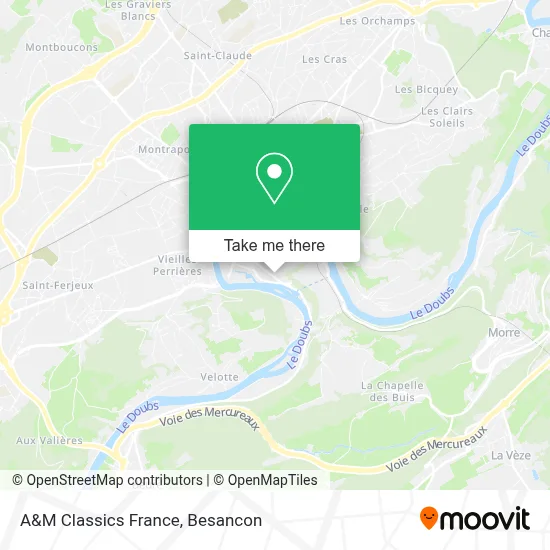 A&M Classics France map