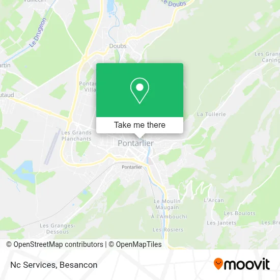 Nc Services map