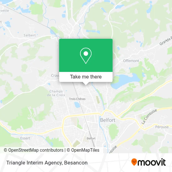Triangle Interim Agency map