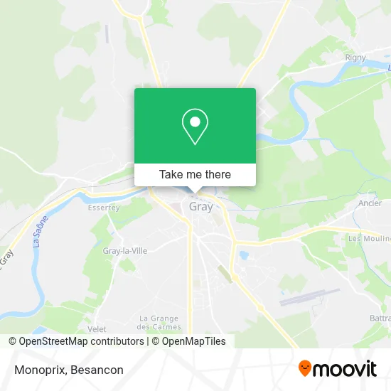 Monoprix map
