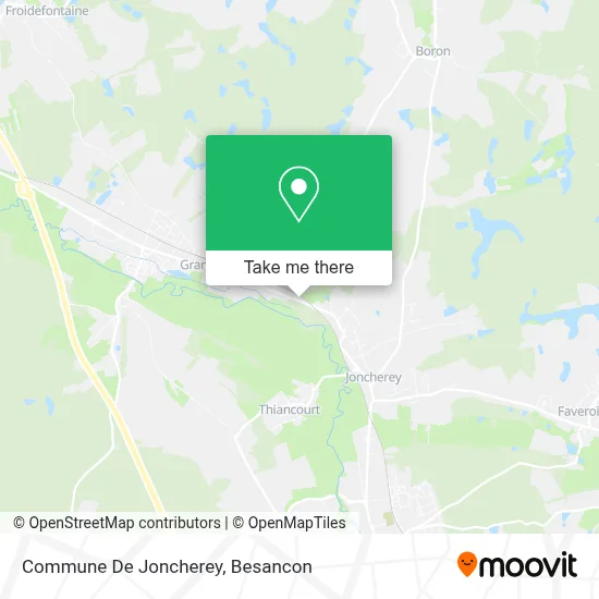 Commune De Joncherey map