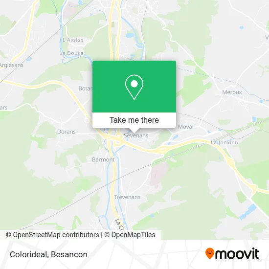 Colorideal map