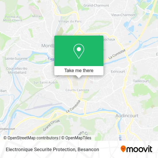 Electronique Securite Protection map