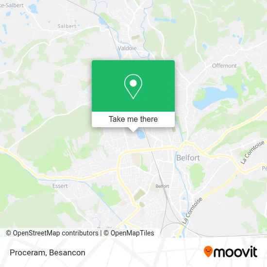 Proceram map