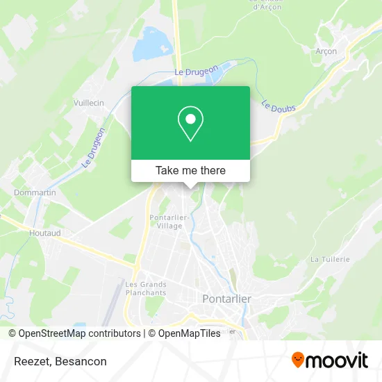 Mapa Reezet