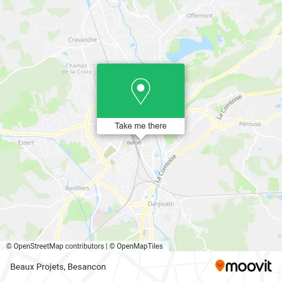 Beaux Projets map