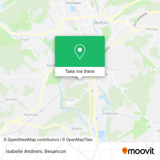 Isabelle Andreini map