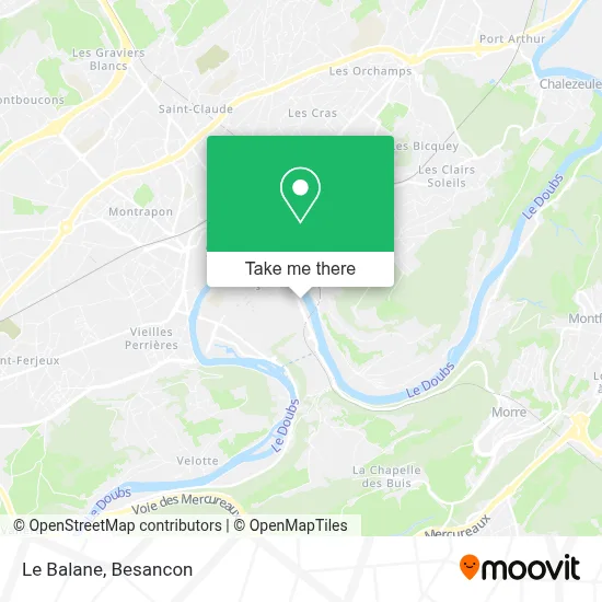 Le Balane map