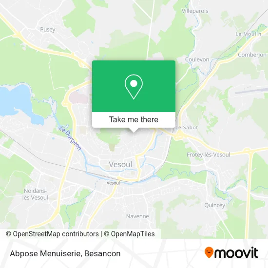 Abpose Menuiserie map