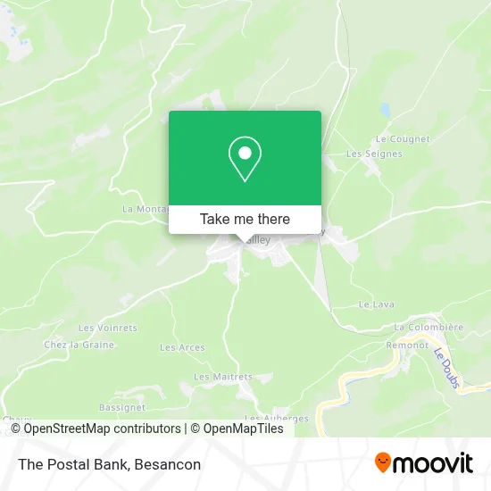 La Banque Postale map