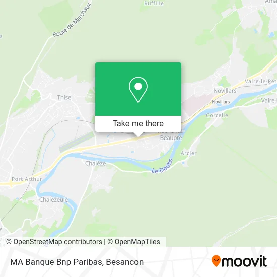 MA Banque Bnp Paribas map