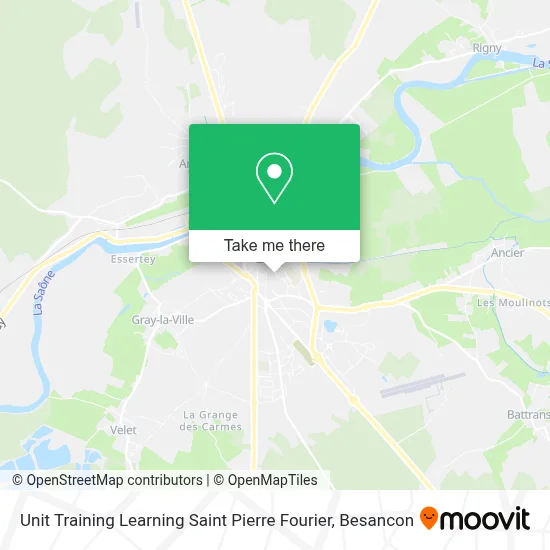 Unit Training Learning Saint Pierre Fourier map