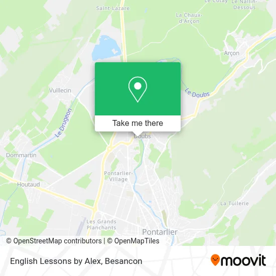 English Lessons by Alex map