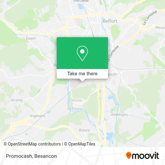Promocash map