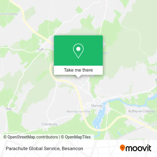 Parachute Global Service map