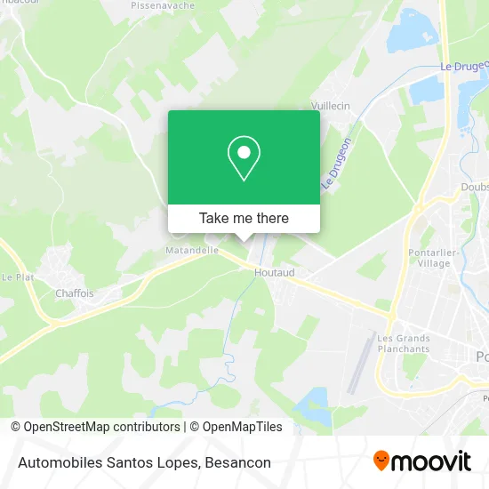 Automobiles Santos Lopes map