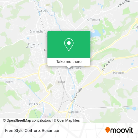 Free Style Coiffure map