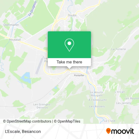 L'Escale map