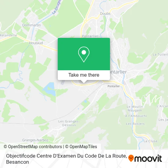Objectifcode Centre D'Examen Du Code De La Route map
