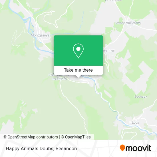 Happy Animals Doubs map