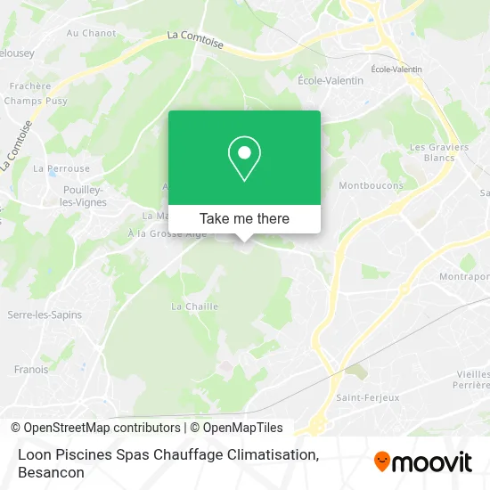 Loon Piscines Spas Chauffage Climatisation map