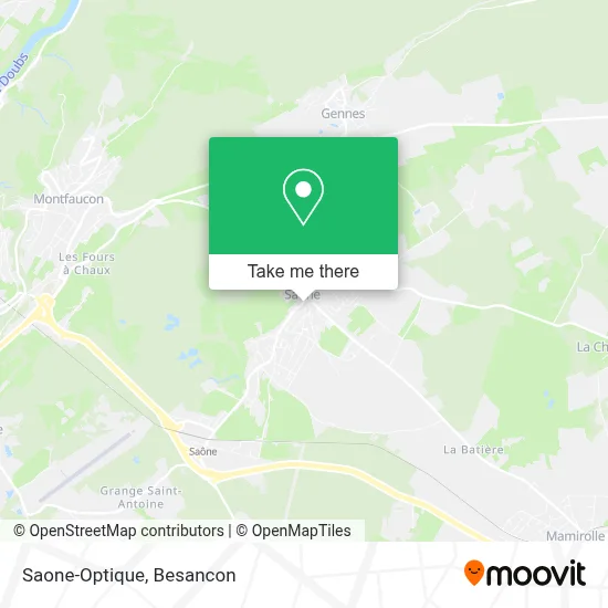 Saone-Optique map