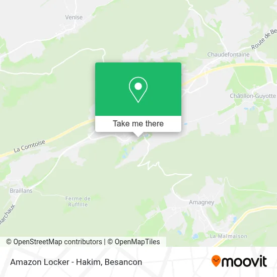 Amazon Locker - Hakim map