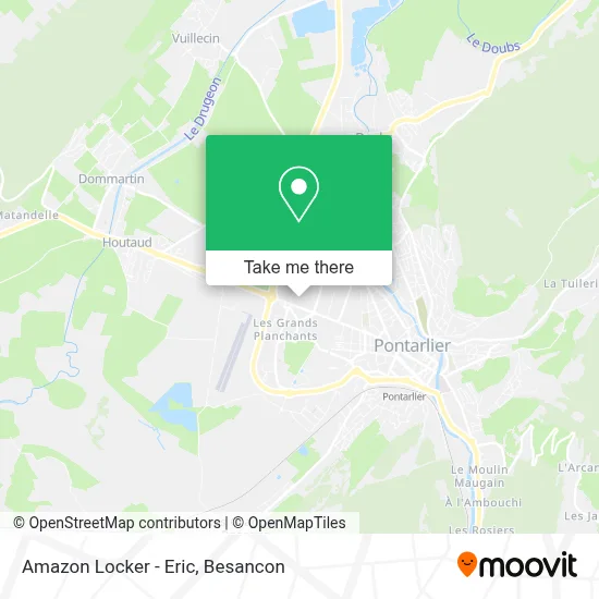 Amazon Locker - Eric map