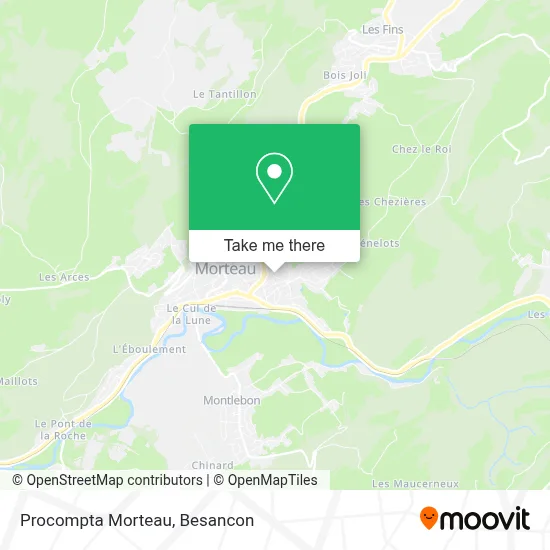 Procompta Morteau map