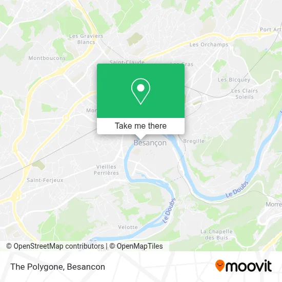 Le Polygone map