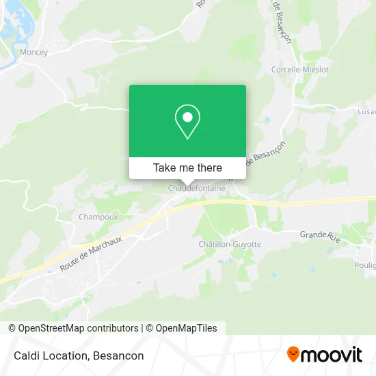 Caldi Location map
