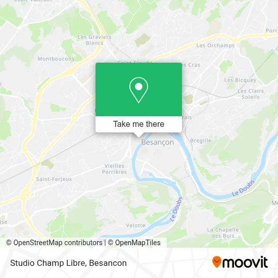 Studio Champ Libre map