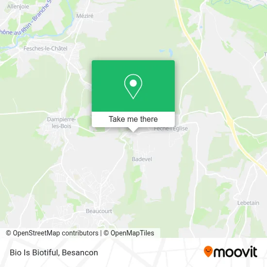 Bio Is Biotiful map