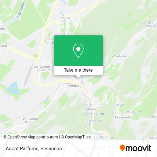 Adopt Parfums map