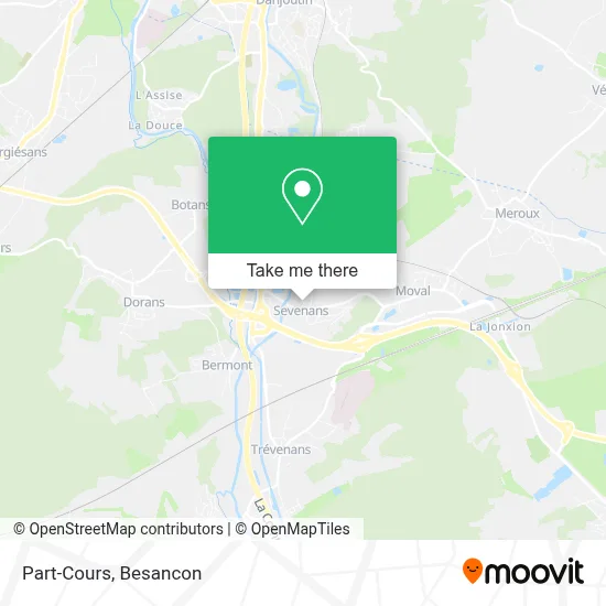 Part-Cours map