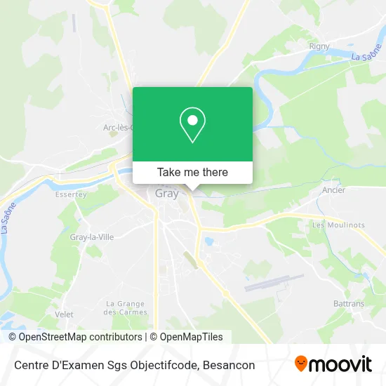 Centre D'Examen Sgs Objectifcode map