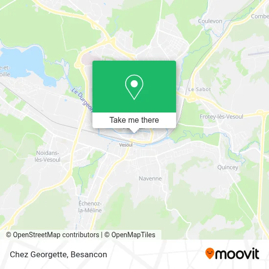 Chez Georgette map