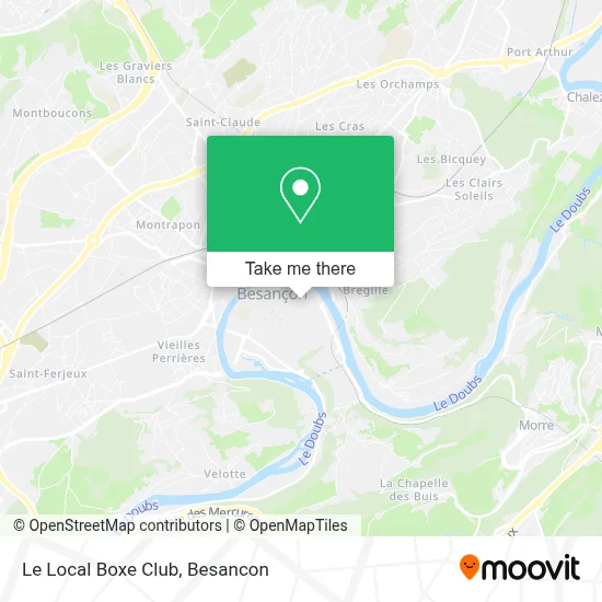 Le Local Boxe Club map