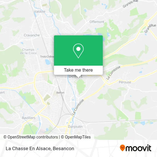 La Chasse En Alsace map